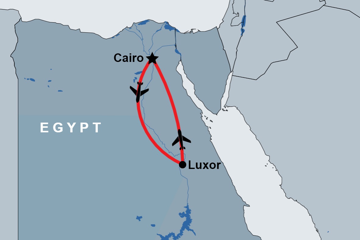 Overnight-Tour-to-Luxor-from-Marsa-Alam route map